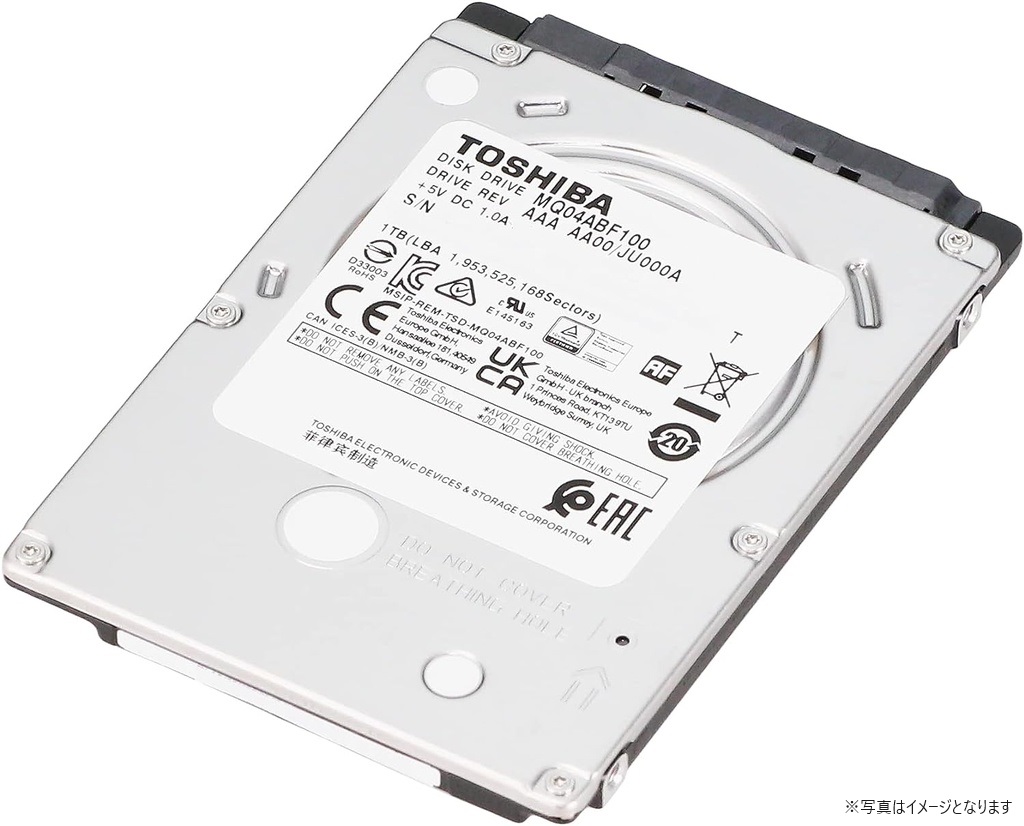 東芝 TOSHIBA HDD 2.5インチ ぐらつか 1TB 正常 東芝 TOSHIBA HDD 2.5インチ ぐらつか 1TB 正常